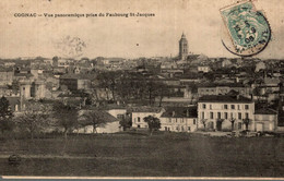 Cognac Vue Panoramique Prise Du Faubourg St Jacques - Cognac