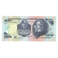 Billet, Uruguay, 50 Nuevos Pesos, KM:61a, SPL - Uruguay