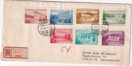 BULGARIE 1953 LETTRE RECOMMANDEE DE BUDAPEST AVEC CACHET ARRIVEE BERLIN - Storia Postale