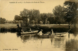 Yerres * La Prairie Et Les Bords De L'yerre * Balade En Barque - Yerres