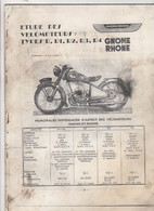 100322..REVUE TECHNIQUE GNOME RHONE Modéle R..R1 Etc - Moto