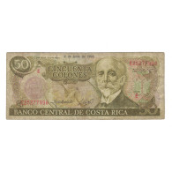 Billet, Costa Rica, 50 Colones, 1993, 1993-06-02, KM:257a, B - Costa Rica