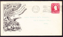 1904 2c Reklame GZ Brief Aus San Francisco. Früchtehandel. - 1901-20