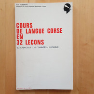 Cours De Langue Corse En 32 Leçons Jean Albertini - Corse