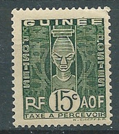 Guinée Française   - Taxe   -  Yvert N° 28 *  ( Adhérence D'album )   -   Bip 11212 - Unused Stamps