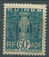 Guinée Française   - Taxe   -  Yvert N° 32 *  ( Adhérence D'album )   -   Bip 11214 - Unused Stamps