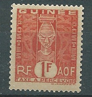 Guinée Française   Taxe  -  Yvert N° 33  *    -   Bip 11217 - Unused Stamps
