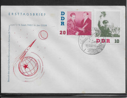 Thème Espace - Allemagne RDA - DDR - Enveloppe - TB - Europa