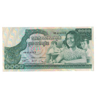 Billet, Cambodge, 1000 Riels, KM:17, TTB+ - Cambodge