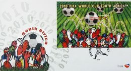 South Africa RSA 2007 First Day Cover FDC FIFA World Cup 2010 Football Game Soccer Sports Stamp MNH SG 1644 23/11/2007 - Brieven En Documenten