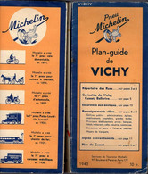 Carte Michelin - Plan-guide De VICHY 1943 - Wegenkaarten