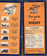 Carte Michelin - Plan-guide De VICHY 1947 - Wegenkaarten