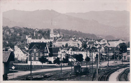 Uznach SG, Chemin De Fer Et Gare (13.4.39) - Uznach