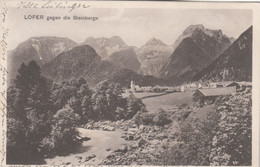 A9065) LOFER Gegen Die Steinberge - Fluß - Haus Kirche ALT 1911 - Lofer