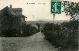 Crosne * Crosnes * La Rue Des Vignes - Crosnes (Crosne)