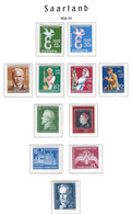 ⭐ Sarre - YT N° 420 à 430 ** - Neuf Sans Charnière - 1958 à 1959 ⭐ - Unused Stamps
