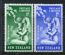 New Zealand 1949 Health - Nurse & Child Set HM (SG 698-699) - Nuevos