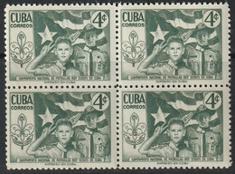Cuba 1954 Sc 535 Yt 416 Block MNH** - Unused Stamps