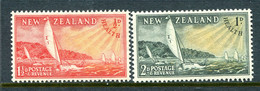 New Zealand 1951 Health - Yachts Set HM (SG 708-709) - Nuevos