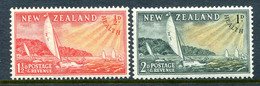 New Zealand 1951 Health - Yachts Set HM (SG 708-709) - Ongebruikt