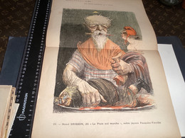 1906 Supplément Journal Le Rire Nos Grands électeurs Par Léandre Henri Brisson La Pluie Qui Marche Notre Joyeux - Dessins