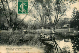 Crosne * Crosnes * Les Bords De L'yerres * Environs De Villeneuve St Georges * Pêche Pêcheur à La Ligne - Crosnes (Crosne)