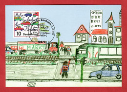 BRD 1997  Mi.Nr. 1954 , Mehr Sicherheit Für Kinder Im Straßenverkehr - Maximum Card - Erstausgabe Berlin 09.10.1997 - 1981-2000