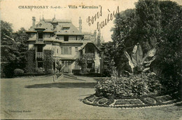 Draveil * Champrosay * La Villa KERMINA - Autres & Non Classés