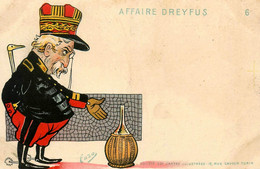 Affaire DREYFUS * CPA Illustrateur ENZO * Dreyfus Judaica * Politique Procès - Evenementen