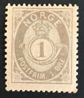 1877/79 - Norvegia - Norway - 1 - Post Horn - A2 - Neufs