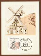 BRD 1997  Mi.Nr. 1952 , Wasser- Und Windmühlen In Deutschland - Maximum Card - Erstausgabe Berlin Zentrum 9.10.1997 - 1981-2000