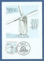 BRD 1997  Mi.Nr. 1950 , Wasser- Und Windmühlen In Deutschland - Maximum Card - Erstausgabe Berlin Zentrum 9.10.1997 - 1981-2000