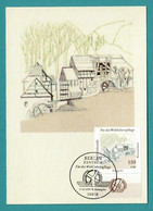 BRD 1997  Mi.Nr. 1949 , Wasser- Und Windmühlen In Deutschland - Maximum Card - Erstausgabe Berlin Zentrum 9.10.1997 - 1981-2000