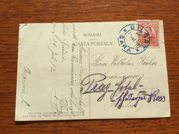 ST30335 Rumänien 1913 AK Silistra Von Giloat Bahnhof Nach Prag - Briefe U. Dokumente