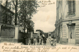 Montgeron * Rue Du Chemin De Fer Et De La Poste * Villageois Enfants - Montgeron