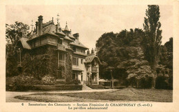 Draveil * Champrosay * Sanatorium Des Cheminots * La Section Féminine , Pavillon Administratif * établissement Médical - Draveil