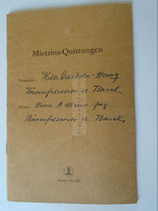 ZA394.1   Mietzins Quittungen - Rent Receipts  Basel  Switzerland -  HAAG- Meier  1957 -1962 - Suisse