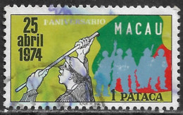 Macau Macao – 1975 Anniversary 25 Abril 1 Pataca - Usados