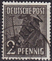 Berlin, 1948, 01,  Used Oo, Schwarzaufdruck - Used Stamps