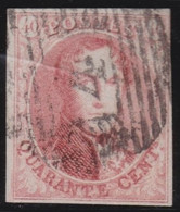 Belgie     .    OBP   .   12  (2 Scans)      .     O      .   Gestempeld     . /.    Oblitéré - 1858-1862 Medaillons (9/12)