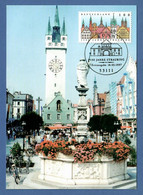 BRD 1997  Mi.Nr. 1910 , 1100 Jahre Straubing - Maximum Card - Erstausgabe Bonn 10.03.1997 - 1981-2000