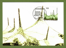 BRD 1997  Mi.Nr. 1909 , Deutsche Architektur Nach 1945 - Maximum Card - Erstausgabe Berlin Zentrum 06.03.1997 - 1981-2000