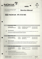 Nokia Consumer Electronics VR 164-3 - Service Manual - ITT Nokia VR 3720 MS - Fernsehgeräte