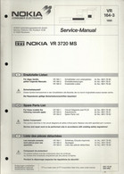 Nokia Consumer Electronics VR 164-3 - Service Manual - ITT Nokia VR 3720 MS - Televisione