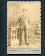 Fotografia Antiga Photographos IGLEZIAS & Cia / Rio De Janeiro / Brasil. Old Cabinet Photo Bresil BRAZIL 1890 - Alte (vor 1900)