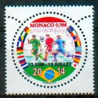 Monaco 2014 - Coupe Du Monde De Football Brésil 2014 / Soccer World Cup Brazil 2014 - MNH - 2014 – Brazil