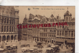 BELGIQUE - BRUXELLES - COIN DE LA GRAND PLACE ET MARCHE AUX FLEURS - Fêtes, événements