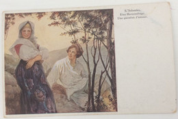 OLD POSTCARD RUSSIA Illustrators - Signed > Solomko, S.  EINE HERZENSFRAGE   AK 1917 - Solomko, S.