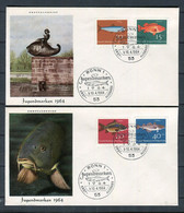 Bundesrepublik Deutschland / 1964 / Mi. 412-415 "Fische" FDC / € 2.00 (B462) - FDC: Brieven