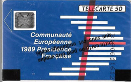 CARTE²-PUBLIC-1989-50U-F107B-SC5an-11/89-COMMUNAUTE EUROPEENNE-Série 6 Pe 108786-NSB-TBE - 1989